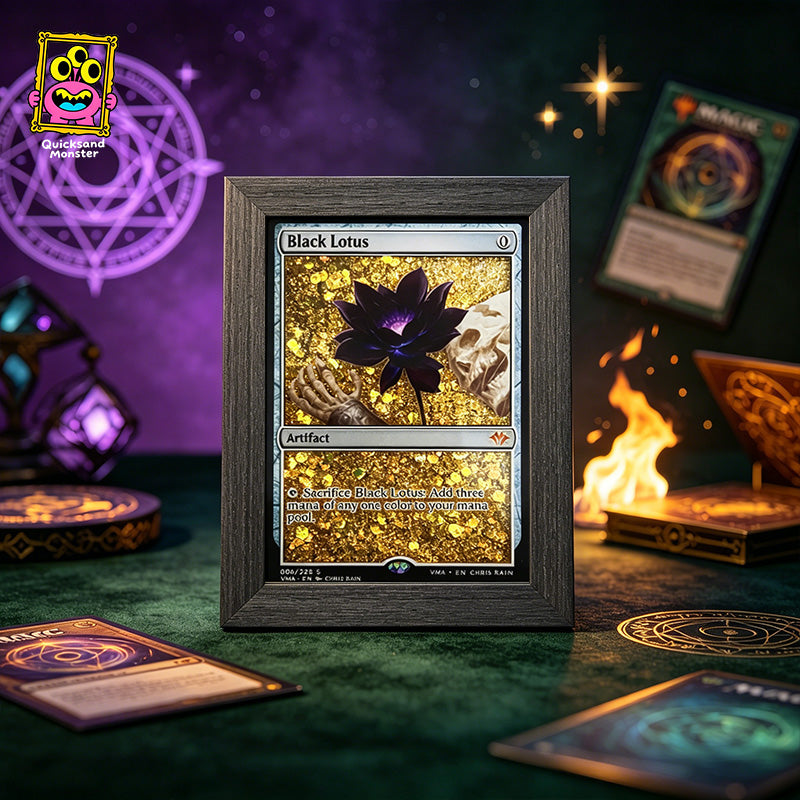 CUSTOM Magic: The Gathering Card Quicksand Photo Frame