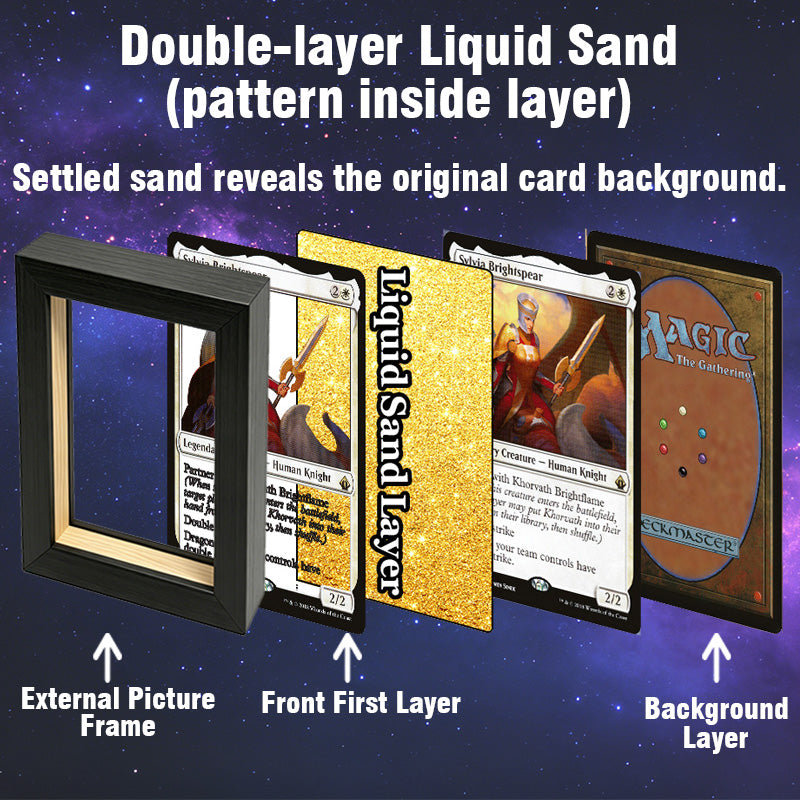 CUSTOM Magic: The Gathering Card Quicksand Photo Frame