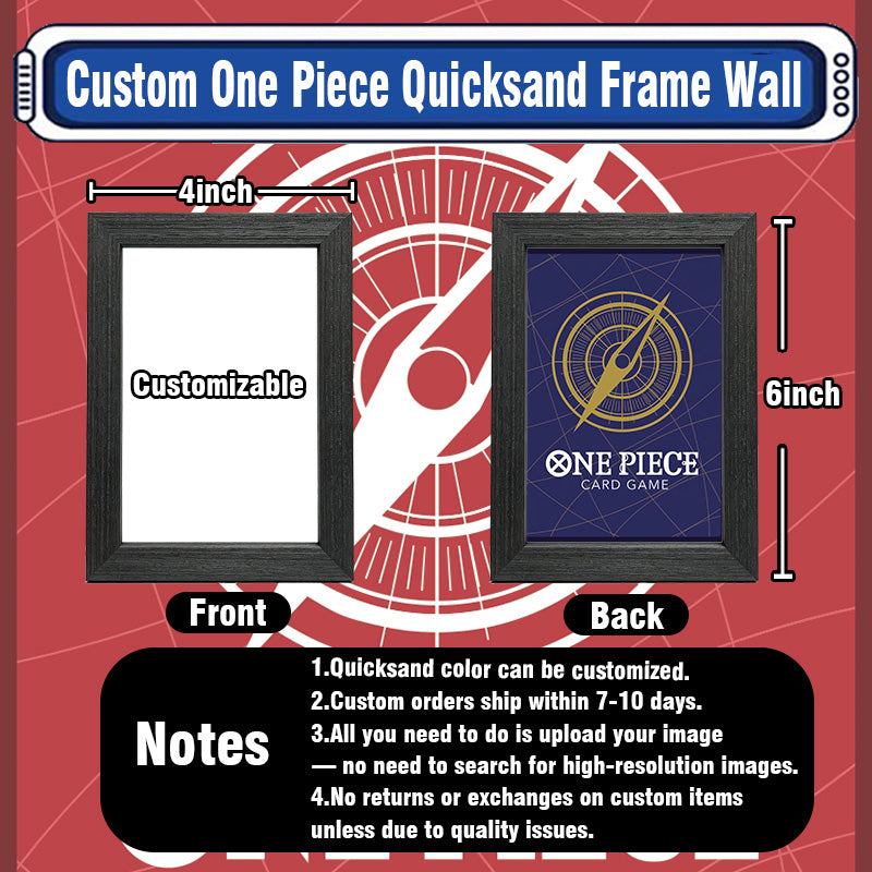 CUSTOM One Piece Card Quicksand Photo Frame