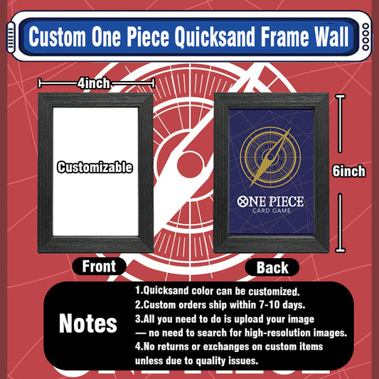 CUSTOM One Piece Card Quicksand Photo Frame