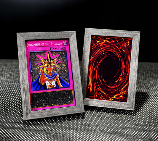 JUDGMENT OF THE PHARAOH Yu-Gi-Oh! Card Quicksand Photo Frame