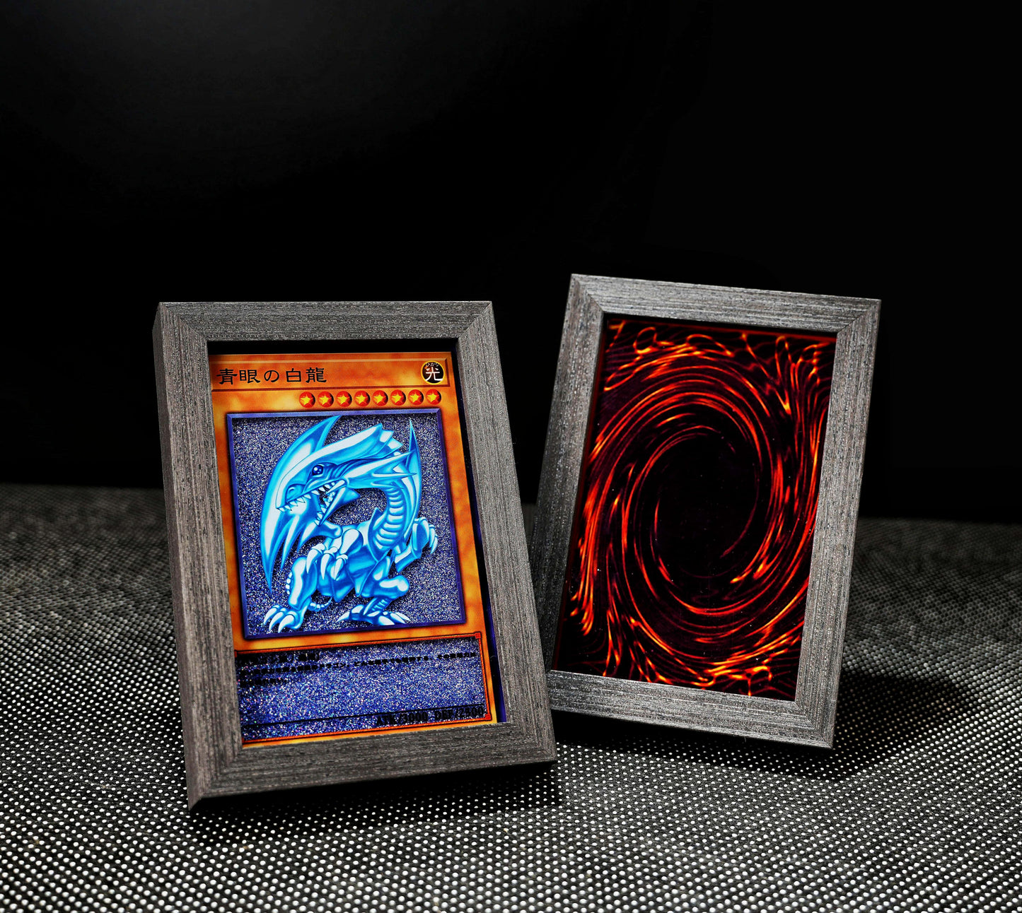 Blue-Eyes White Dragon Yu-Gi-Oh! Card Quicksand Photo Frame
