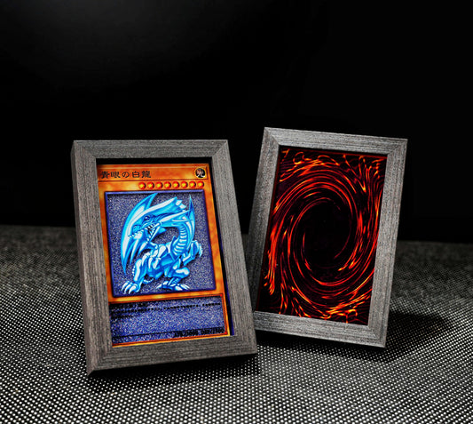 Blue-Eyes White Dragon Yu-Gi-Oh! Card Quicksand Photo Frame