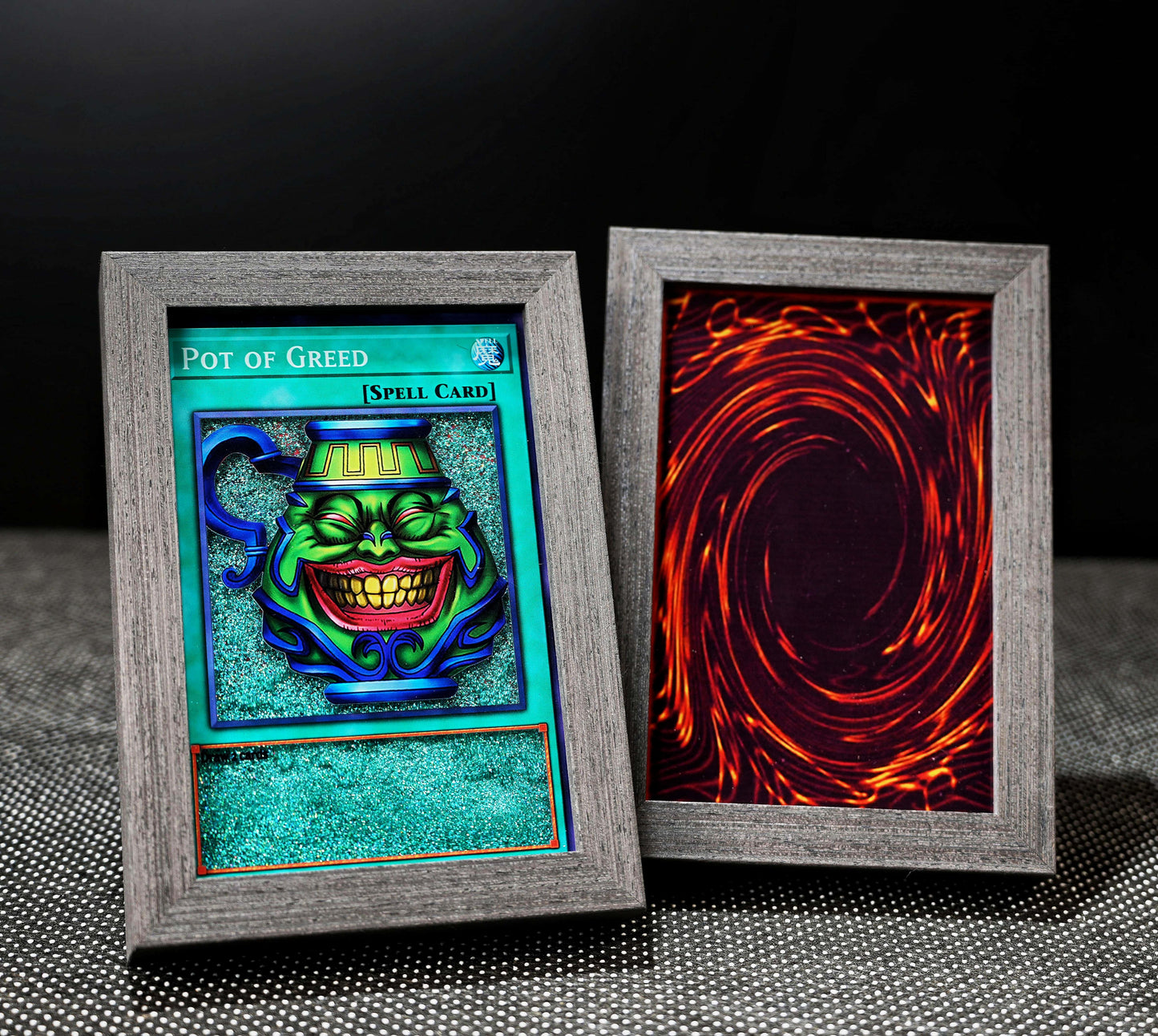 POT OF GREED Yu-Gi-Oh! Card Quicksand Photo Frame