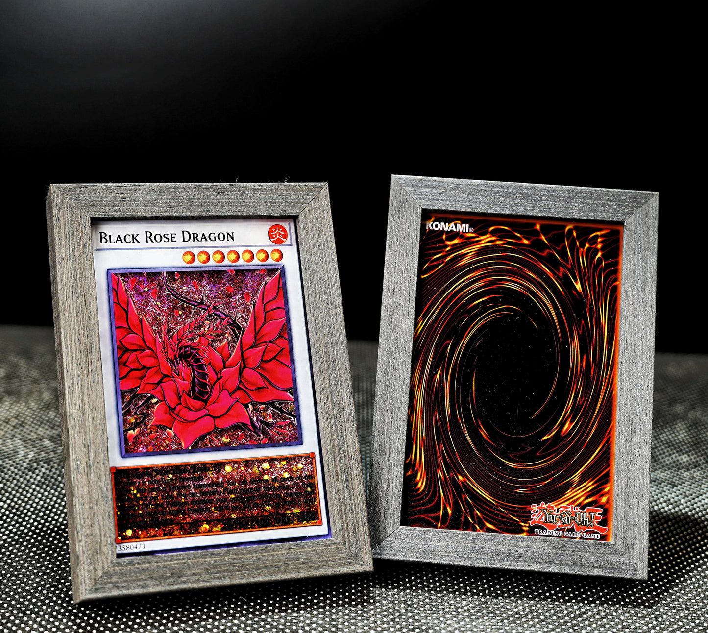 BLACK ROSE DRAGON Yu-Gi-Oh! Card Quicksand Photo Frame