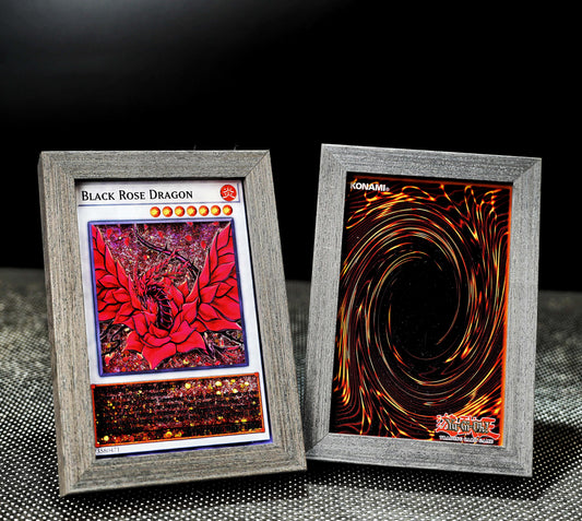 BLACK ROSE DRAGON Yu-Gi-Oh! Card Quicksand Photo Frame