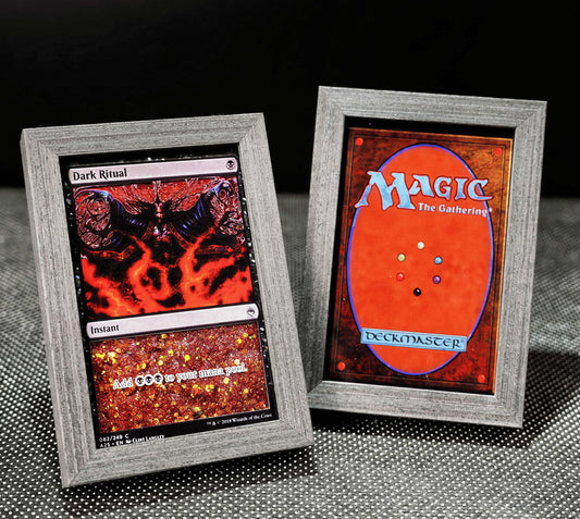 Dark Ritual Magic: The Gathering Card Quicksand Photo Frame