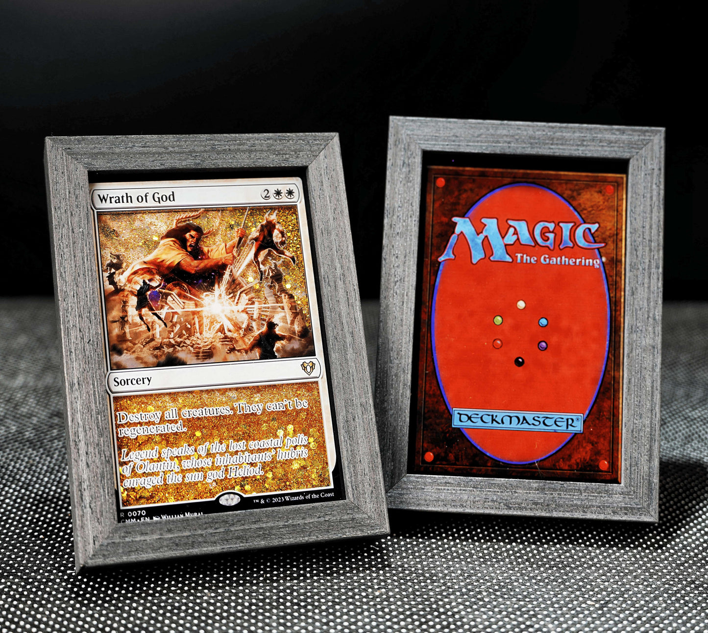 Wrath of God Magic: The Gathering Card Quicksand Photo Frame