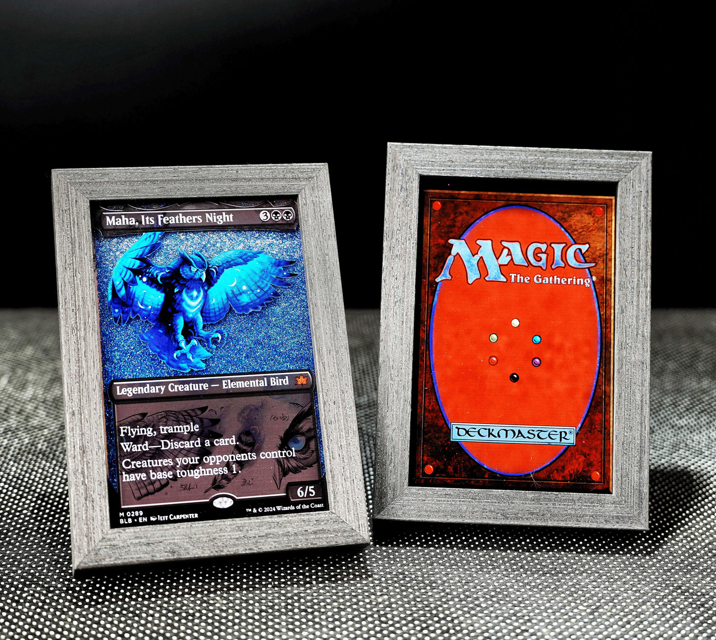 Maha, Its Feathers Night Magic: The Gathering Card Quicksand Photo Frame