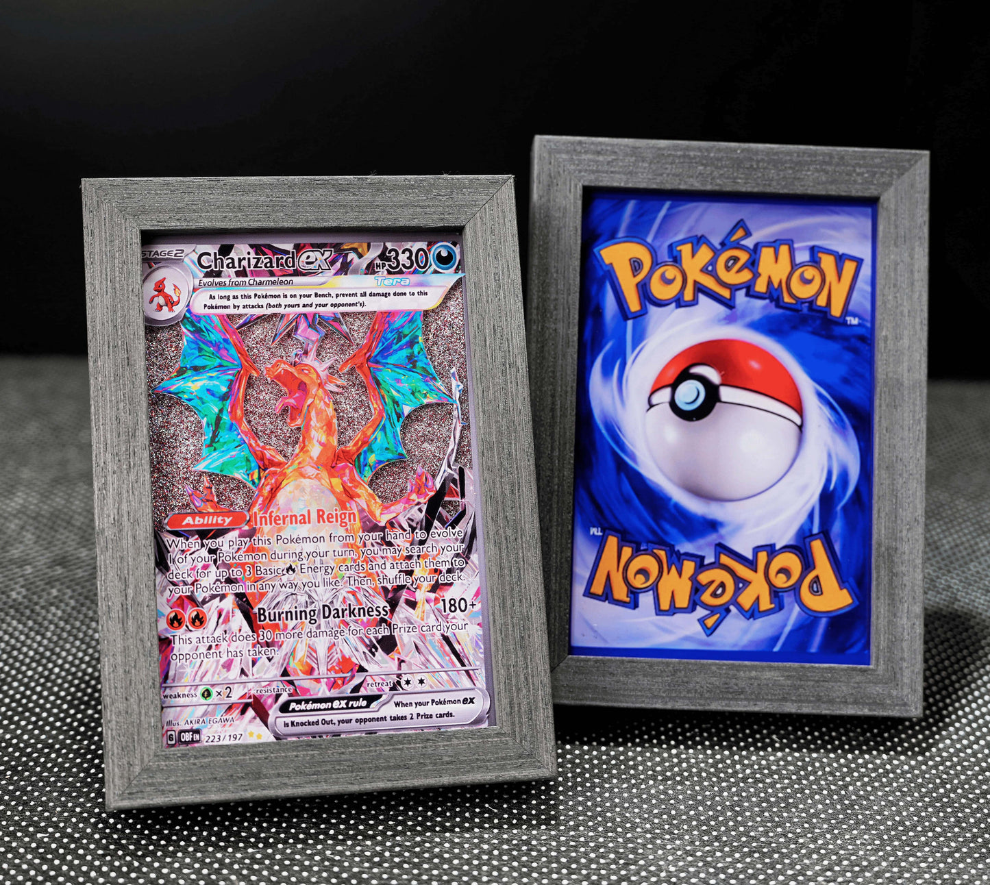Charizard EX Pokémon Card Quicksand Photo Frame