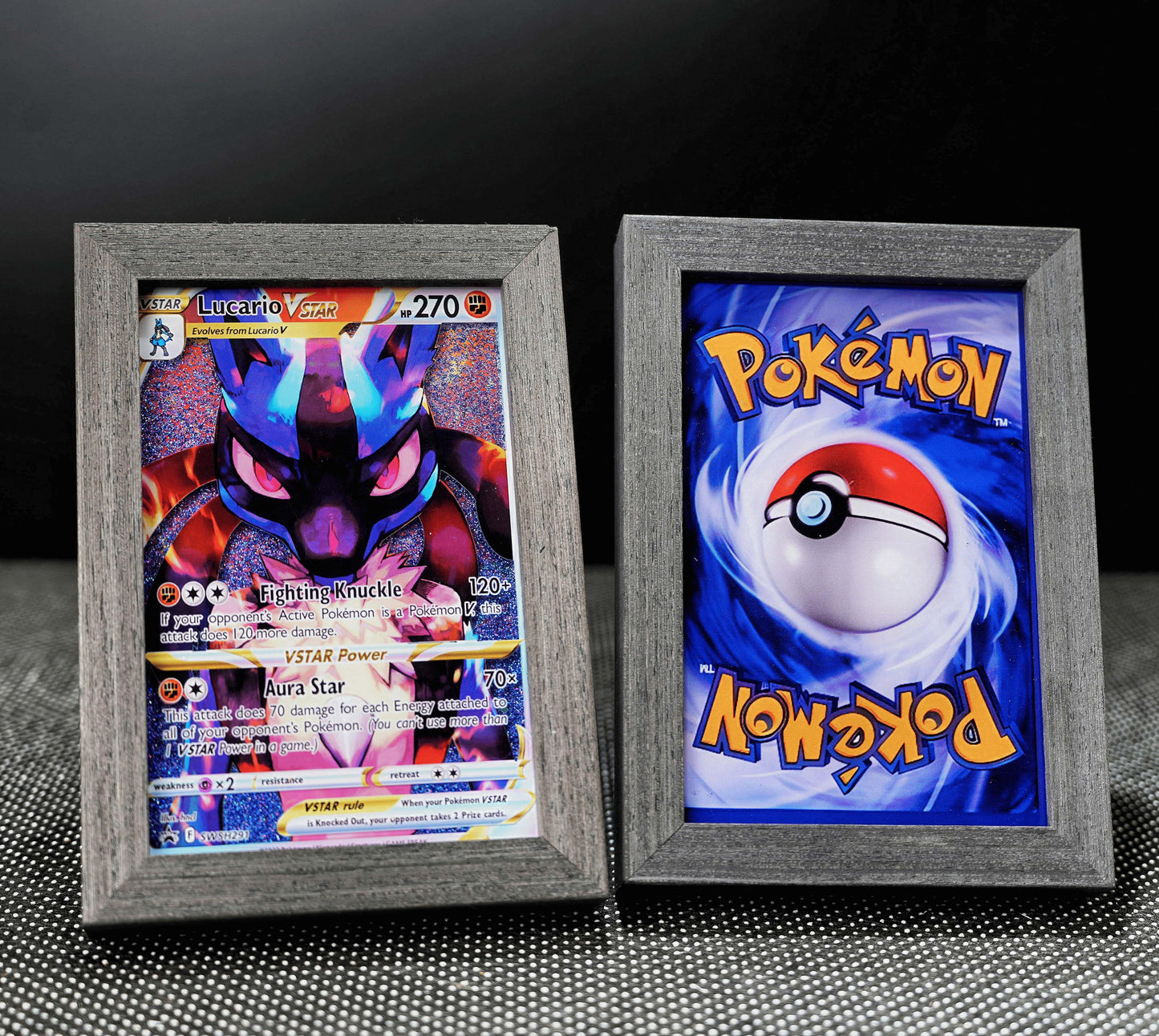 Lucario VSTAR Pokémon Card Quicksand Photo Frame