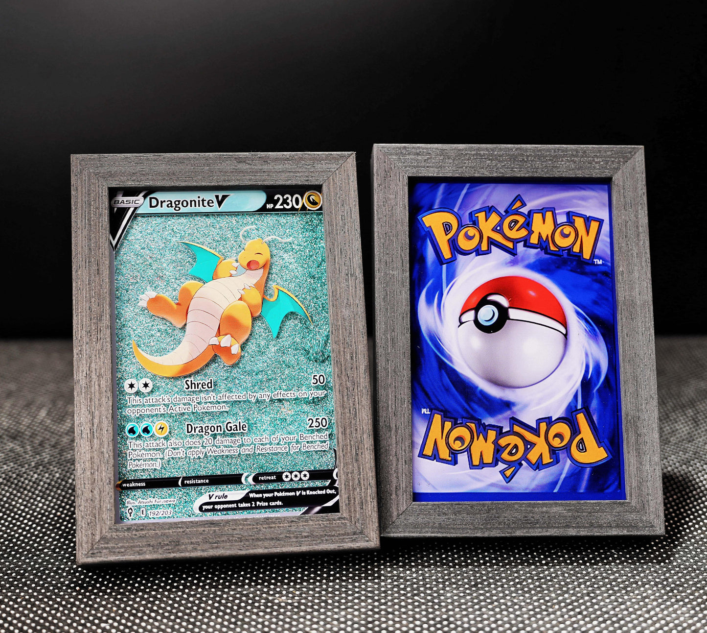 Dragonite V Pokémon Card Quicksand Photo Frame