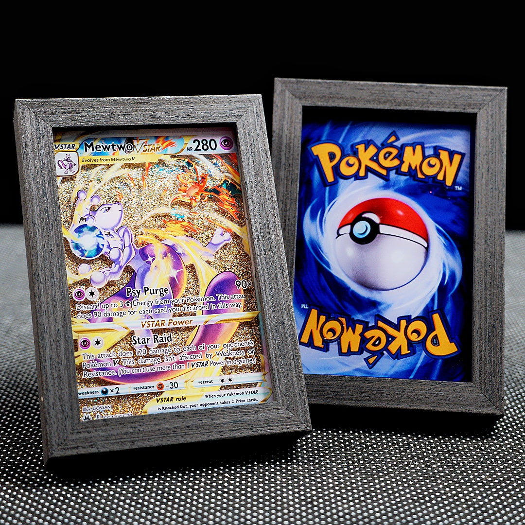 Mewtwo VSTAR Card Quicksand Photo Frame