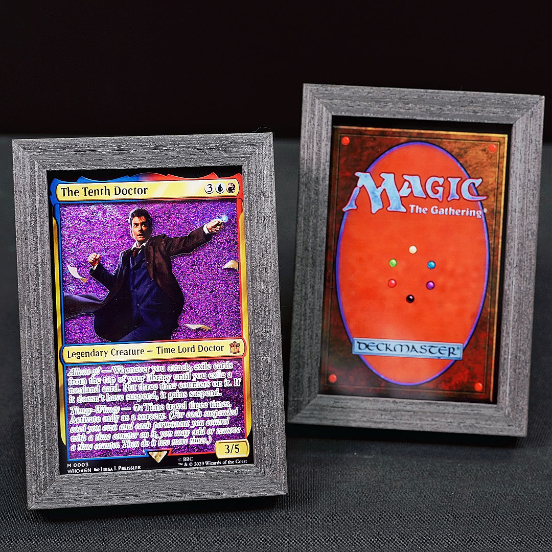 The Tenth Doctor Card Quicksand Photo Frame